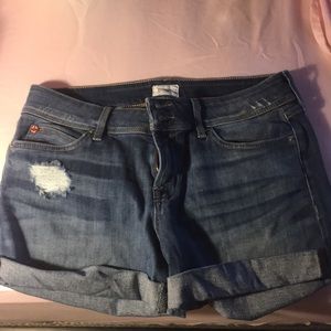 Hudson blue distressed denim shorts sz 28